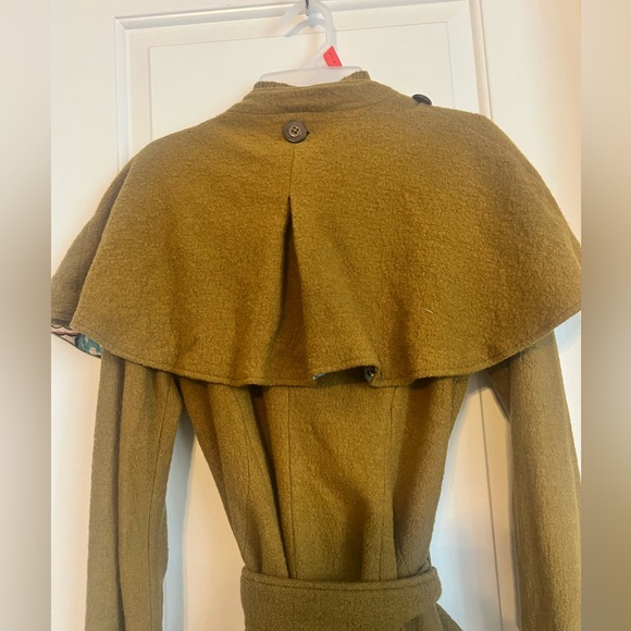 Anthropologie Sparrow Wool Cape Cardigan Coat | M - Picture 10 of 13